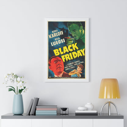 BLACK FRIDAY 1940 - Framed Movie Poster-The Sticker Space