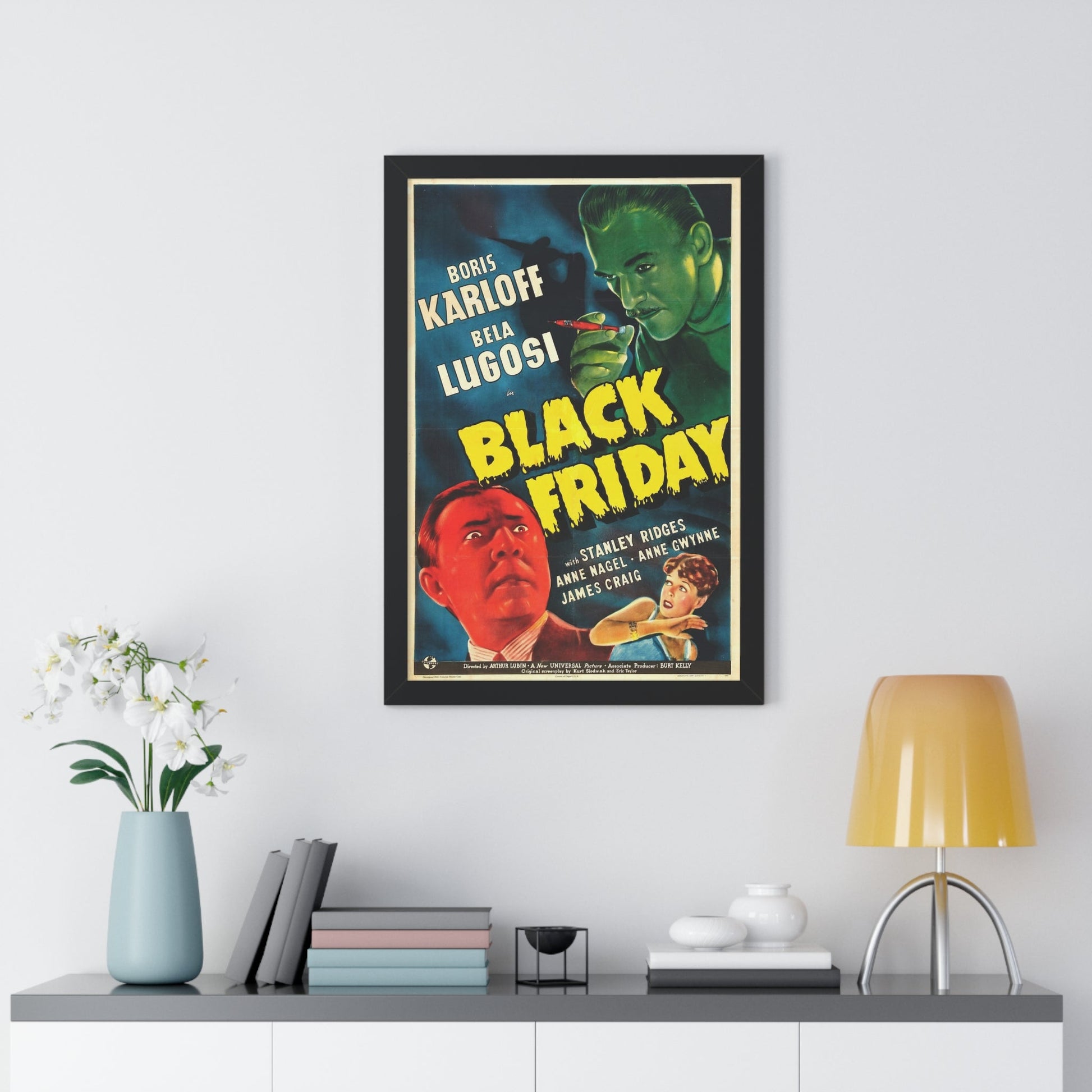 BLACK FRIDAY 1940 - Framed Movie Poster-The Sticker Space