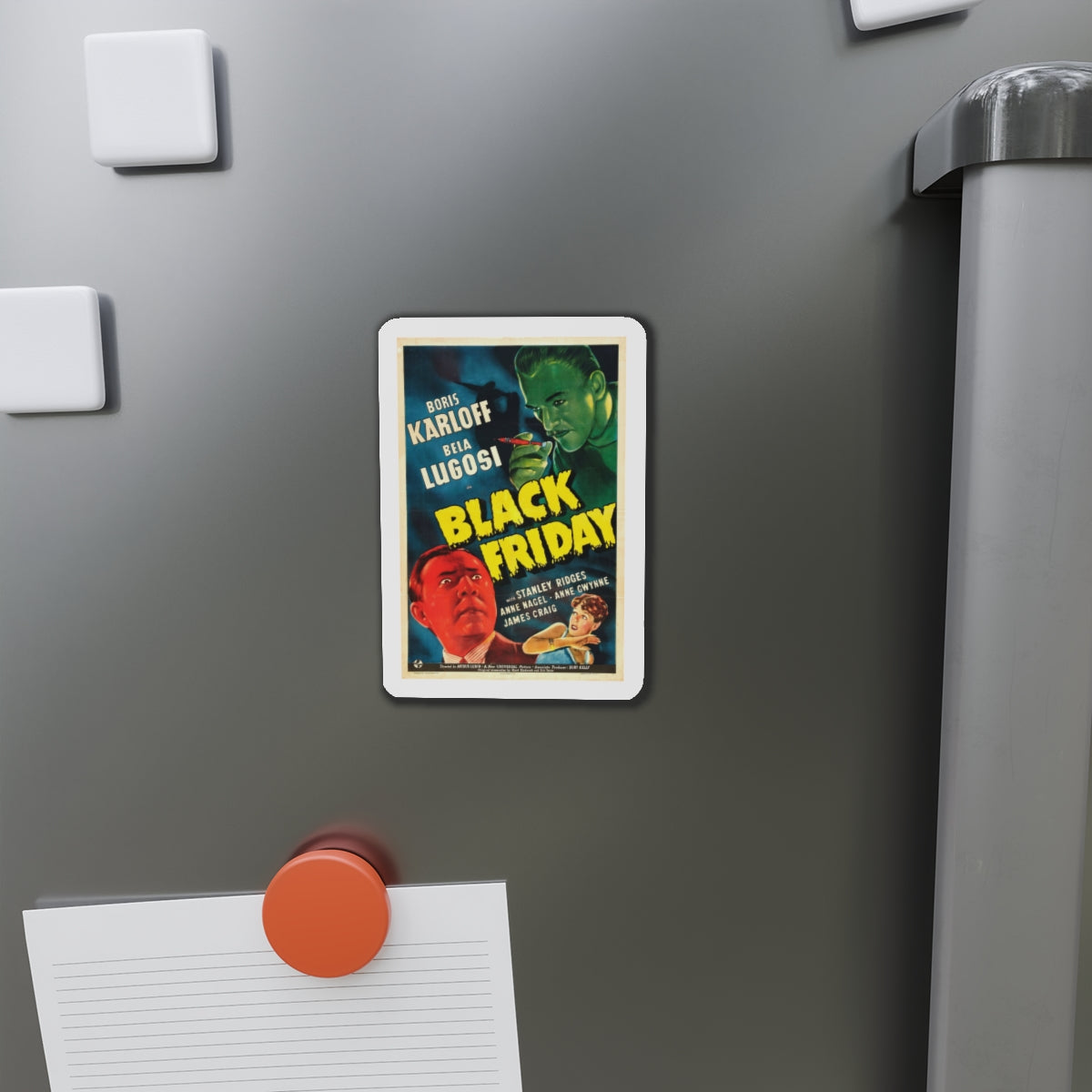 BLACK FRIDAY 1940 Movie Poster - Die-Cut Magnet-The Sticker Space