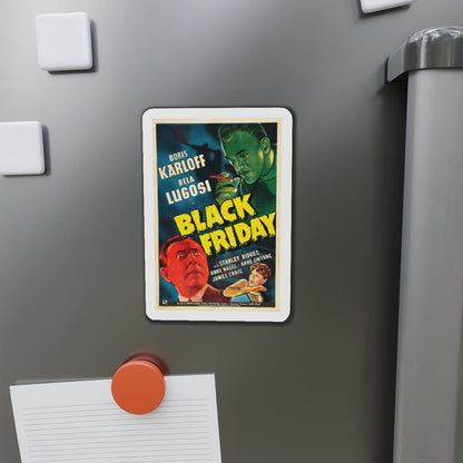 BLACK FRIDAY 1940 Movie Poster - Die-Cut Magnet-The Sticker Space