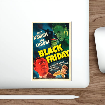 BLACK FRIDAY 1940 Movie Poster STICKER Vinyl Die-Cut Decal-The Sticker Space