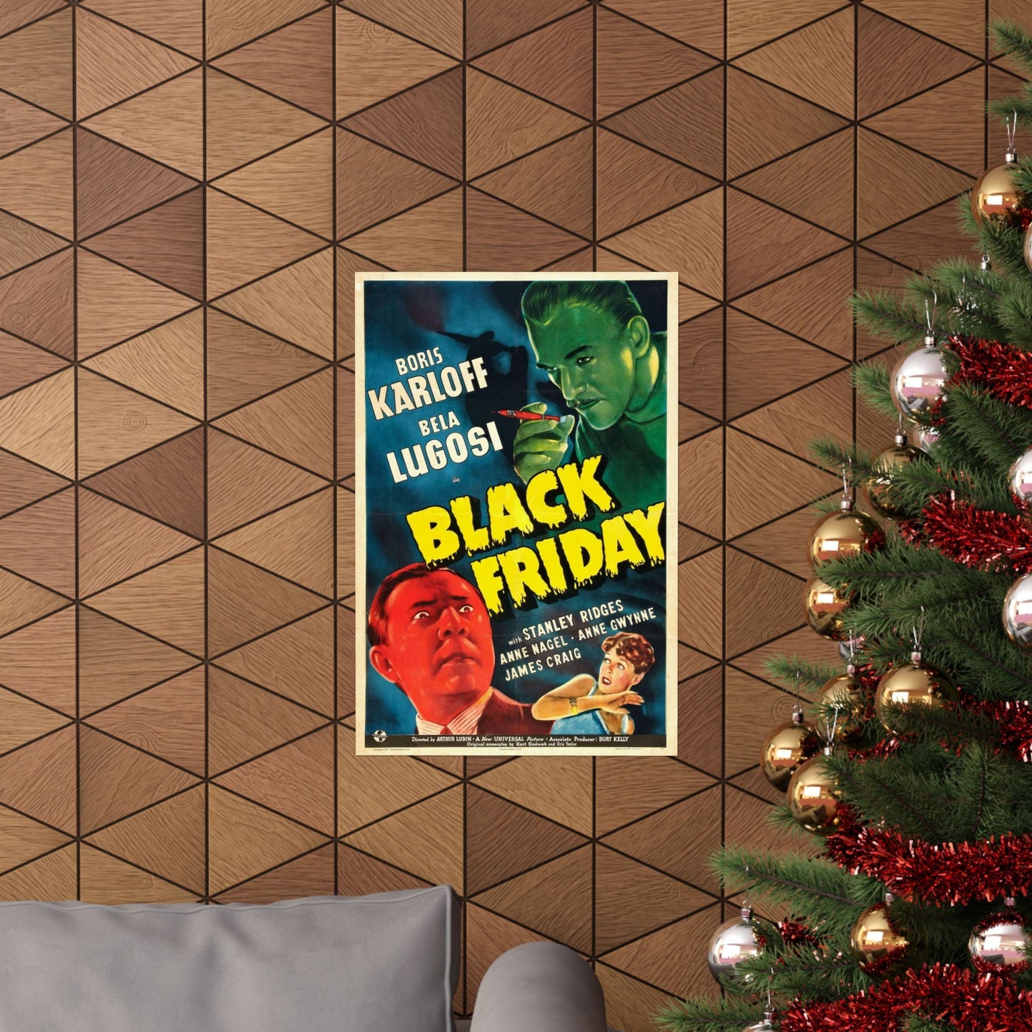 BLACK FRIDAY 1940 - Paper Movie Poster-The Sticker Space