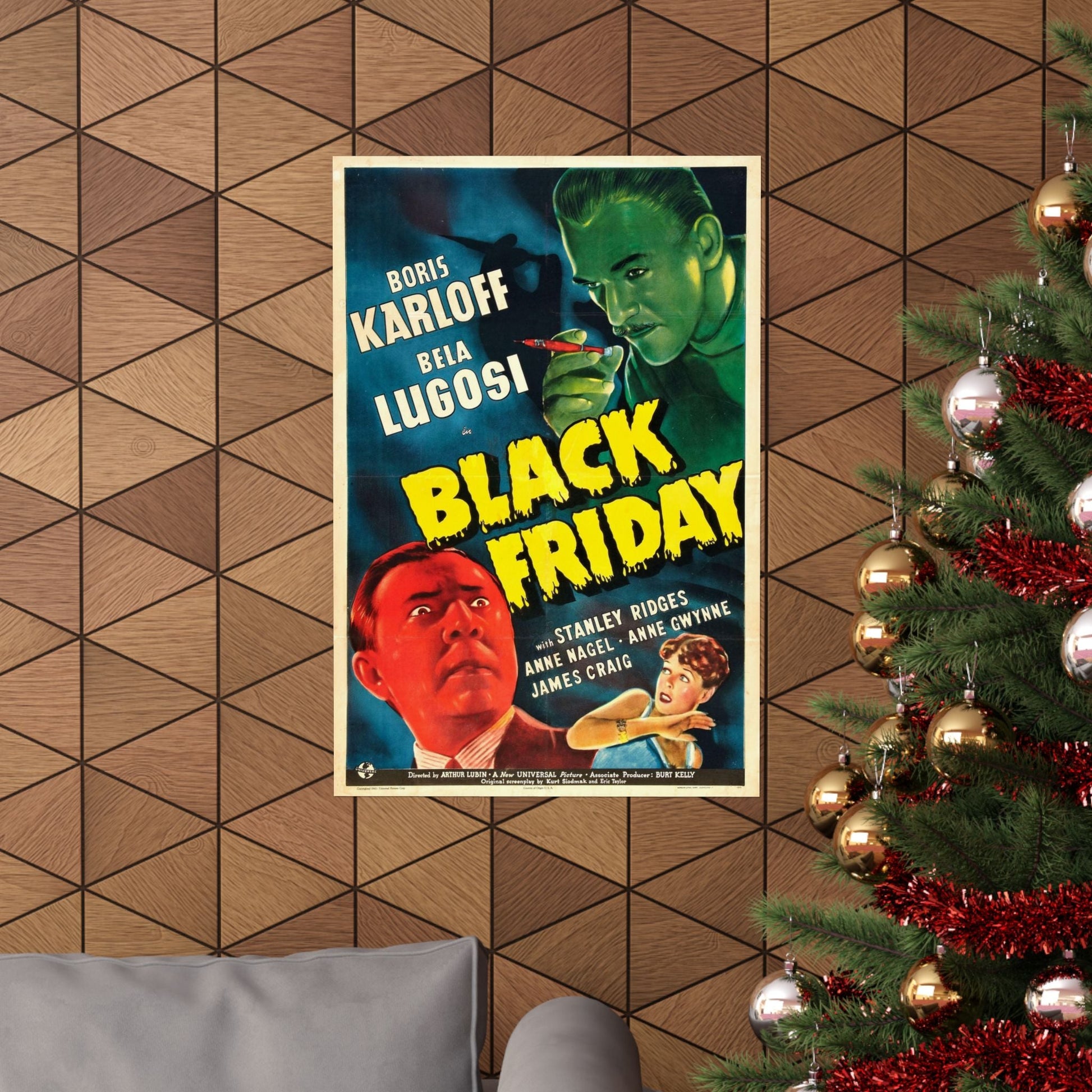 BLACK FRIDAY 1940 - Paper Movie Poster-The Sticker Space