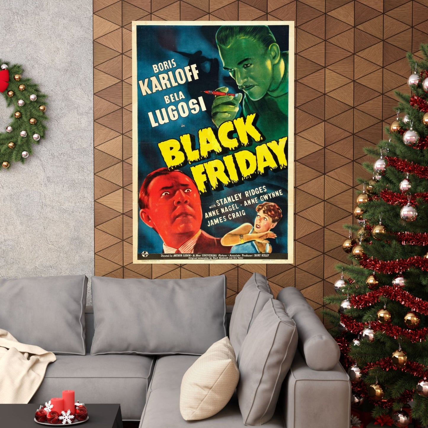 BLACK FRIDAY 1940 - Paper Movie Poster-The Sticker Space