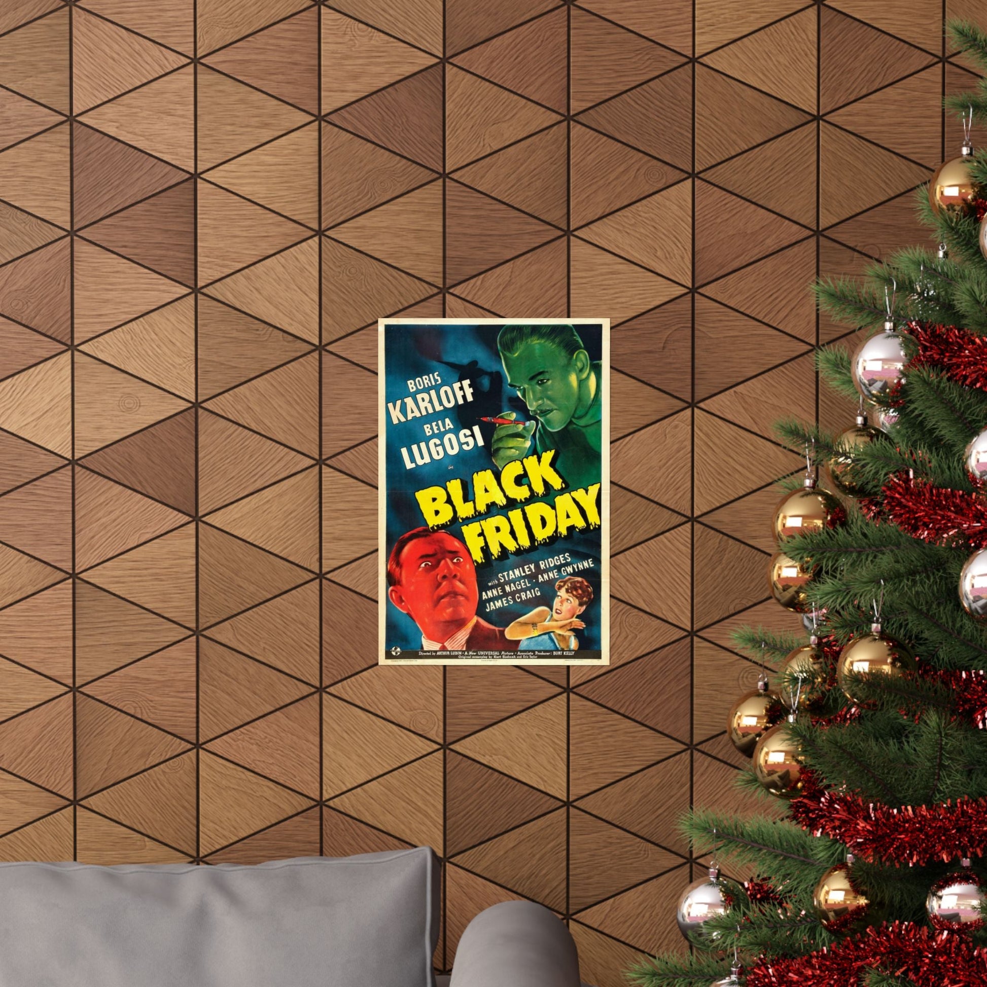 BLACK FRIDAY 1940 - Paper Movie Poster-The Sticker Space