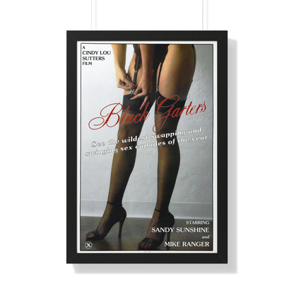 BLACK GARTERS 1981 - Framed Movie Poster-20" x 30"-The Sticker Space