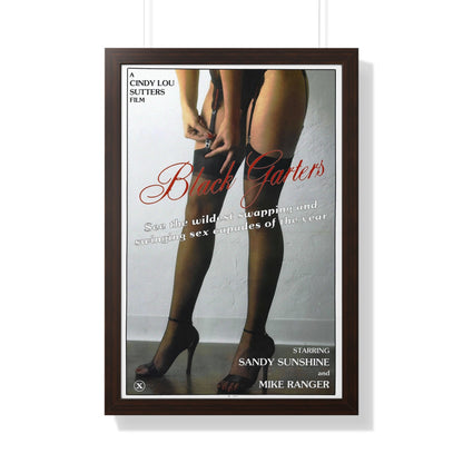 BLACK GARTERS 1981 - Framed Movie Poster-20" x 30"-The Sticker Space