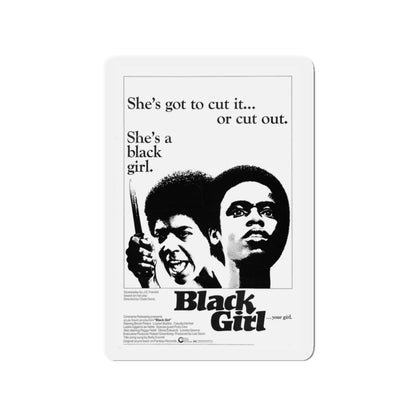 BLACK GIRL 1966 Movie Poster - Die-Cut Magnet-3" x 3"-The Sticker Space