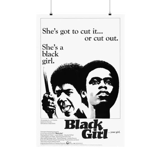 BLACK GIRL 1966 - Paper Movie Poster 24″ x 36″ Matte - The Sticker Space