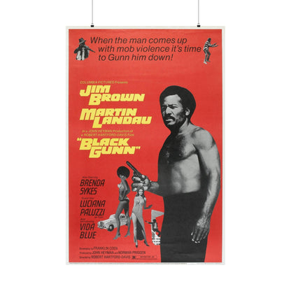 BLACK GUNN (2) 1972 - Paper Movie Poster-36" x 54"-The Sticker Space