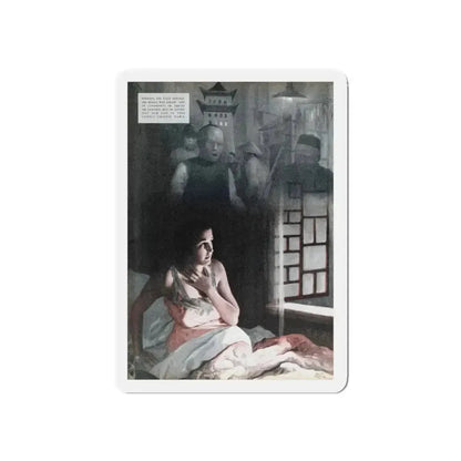 Black Hour, Redbook, January 1938 (Magazine Illustration) Refrigerator Magnet - The Sticker Space