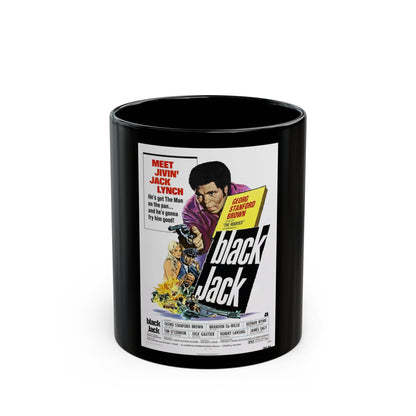 BLACK JACK 1972 Movie Poster - Black Coffee Mug-11oz-The Sticker Space