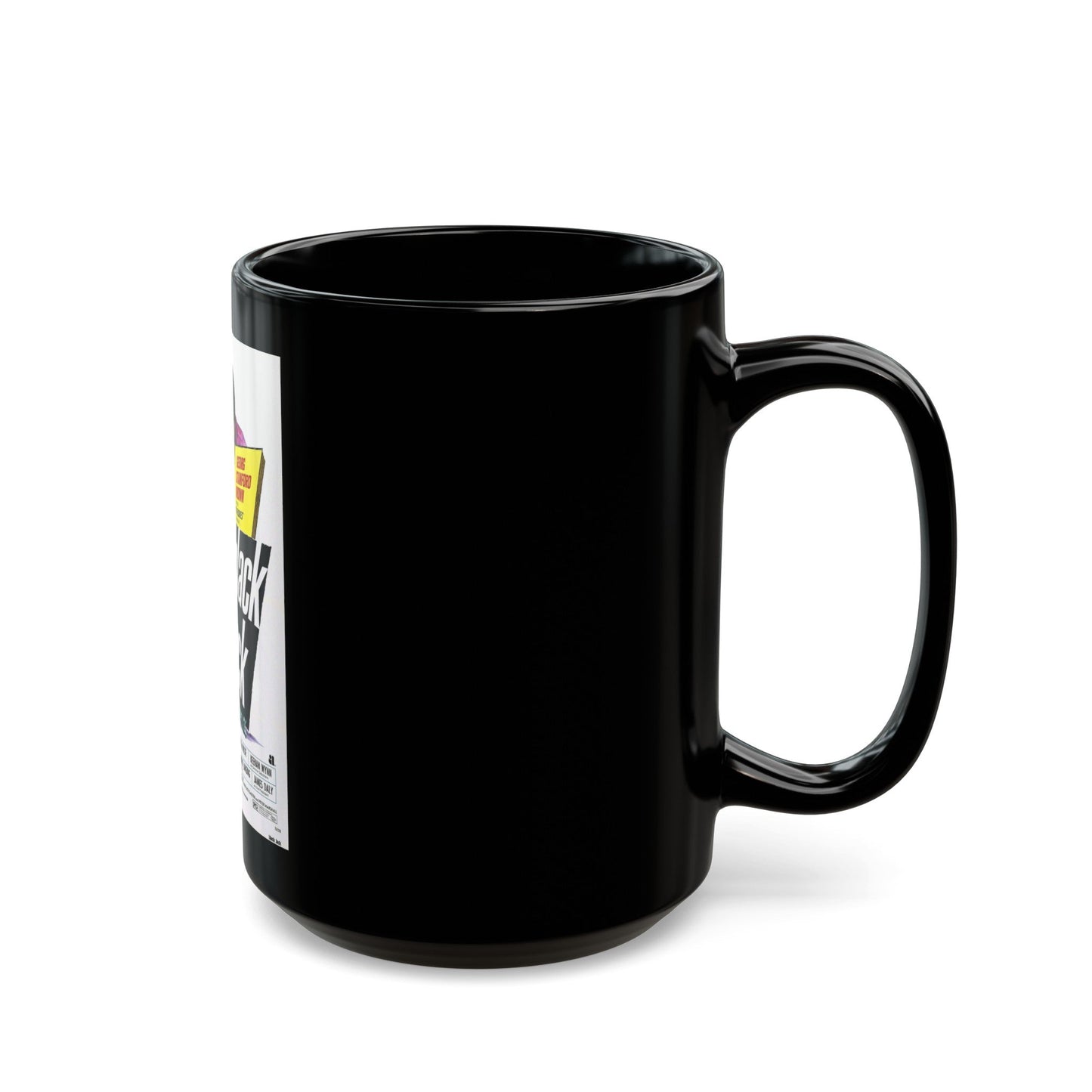 BLACK JACK 1972 Movie Poster - Black Coffee Mug-The Sticker Space