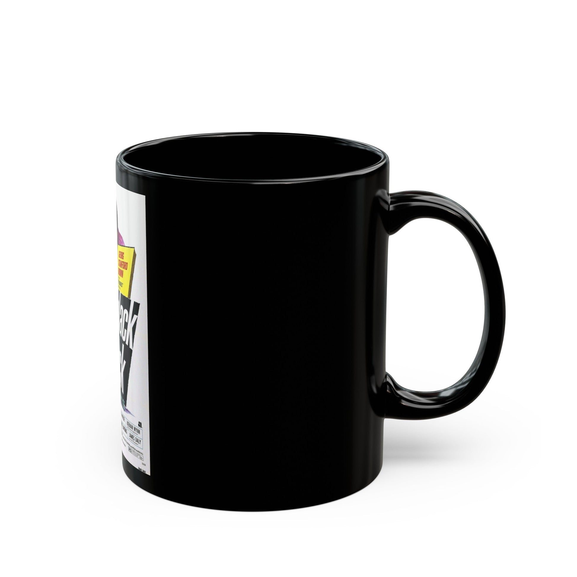 BLACK JACK 1972 Movie Poster - Black Coffee Mug-The Sticker Space