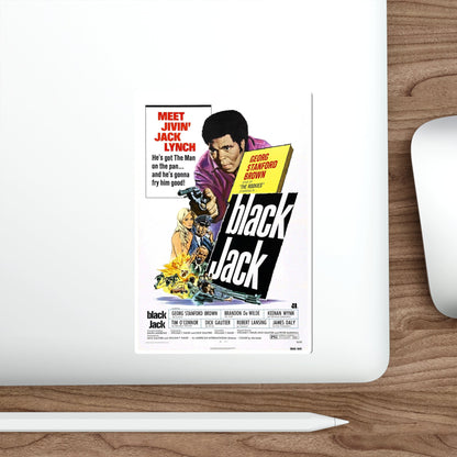 BLACK JACK 1972 Movie Poster STICKER Vinyl Die-Cut Decal-The Sticker Space