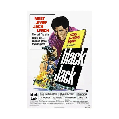 BLACK JACK 1972 - Paper Movie Poster - The Sticker Space