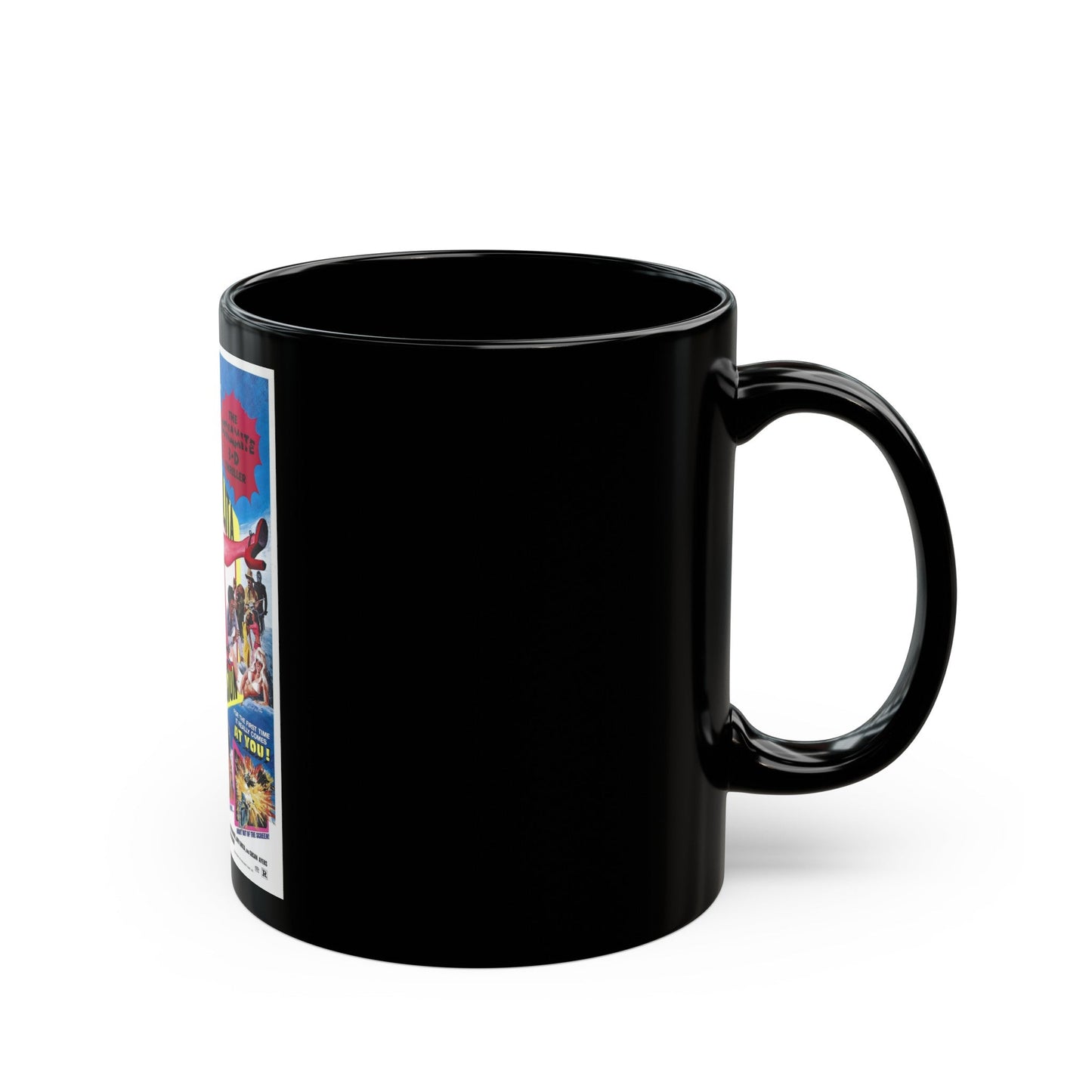 BLACK LOLITA 1974 Movie Poster - Black Coffee Mug-The Sticker Space