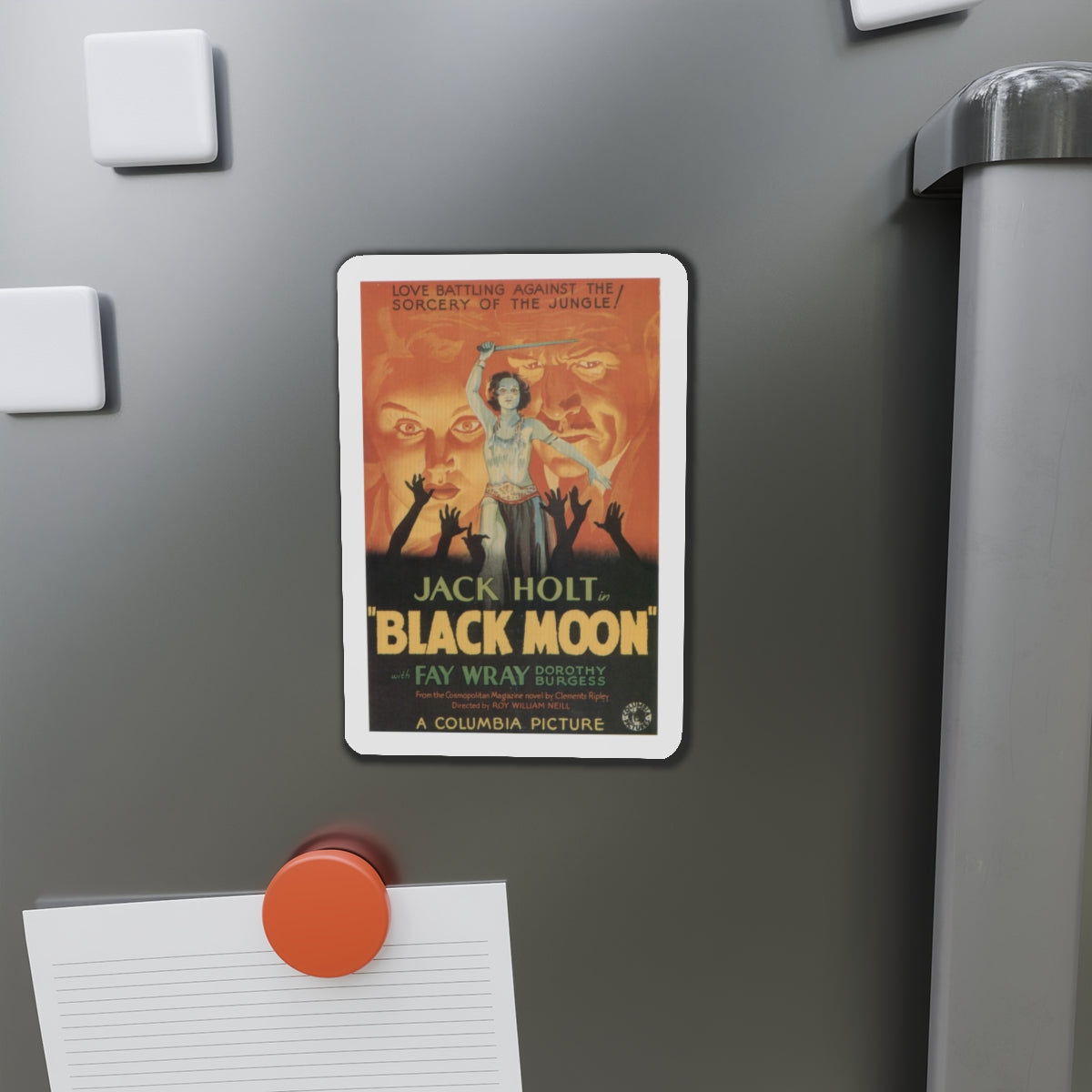 BLACK MOON 1934 Movie Poster - Die-Cut Magnet-The Sticker Space