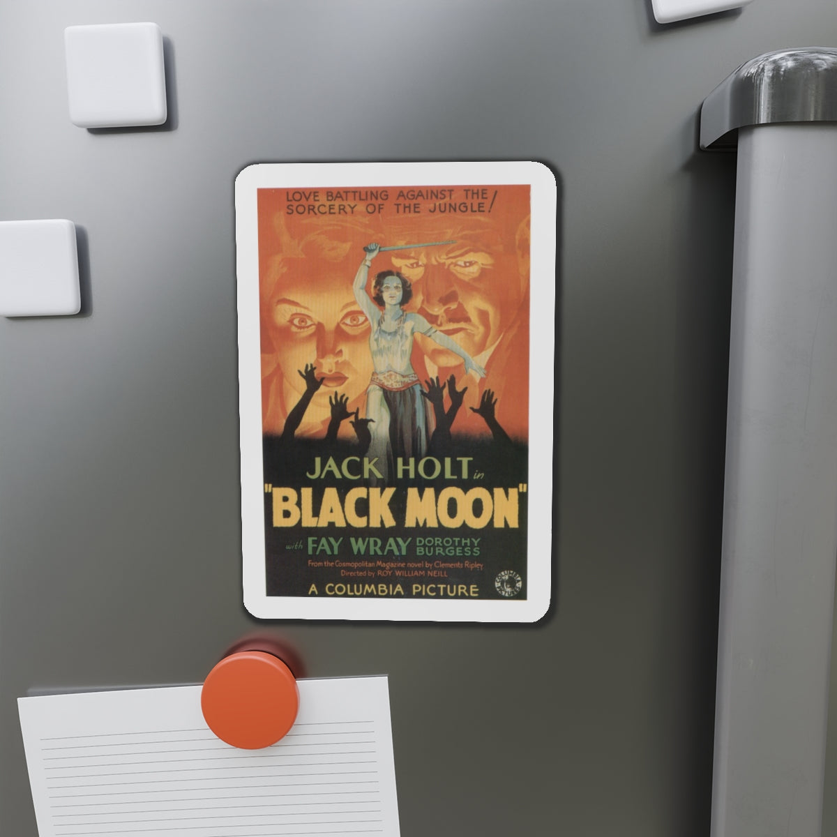 BLACK MOON 1934 Movie Poster - Die-Cut Magnet-The Sticker Space