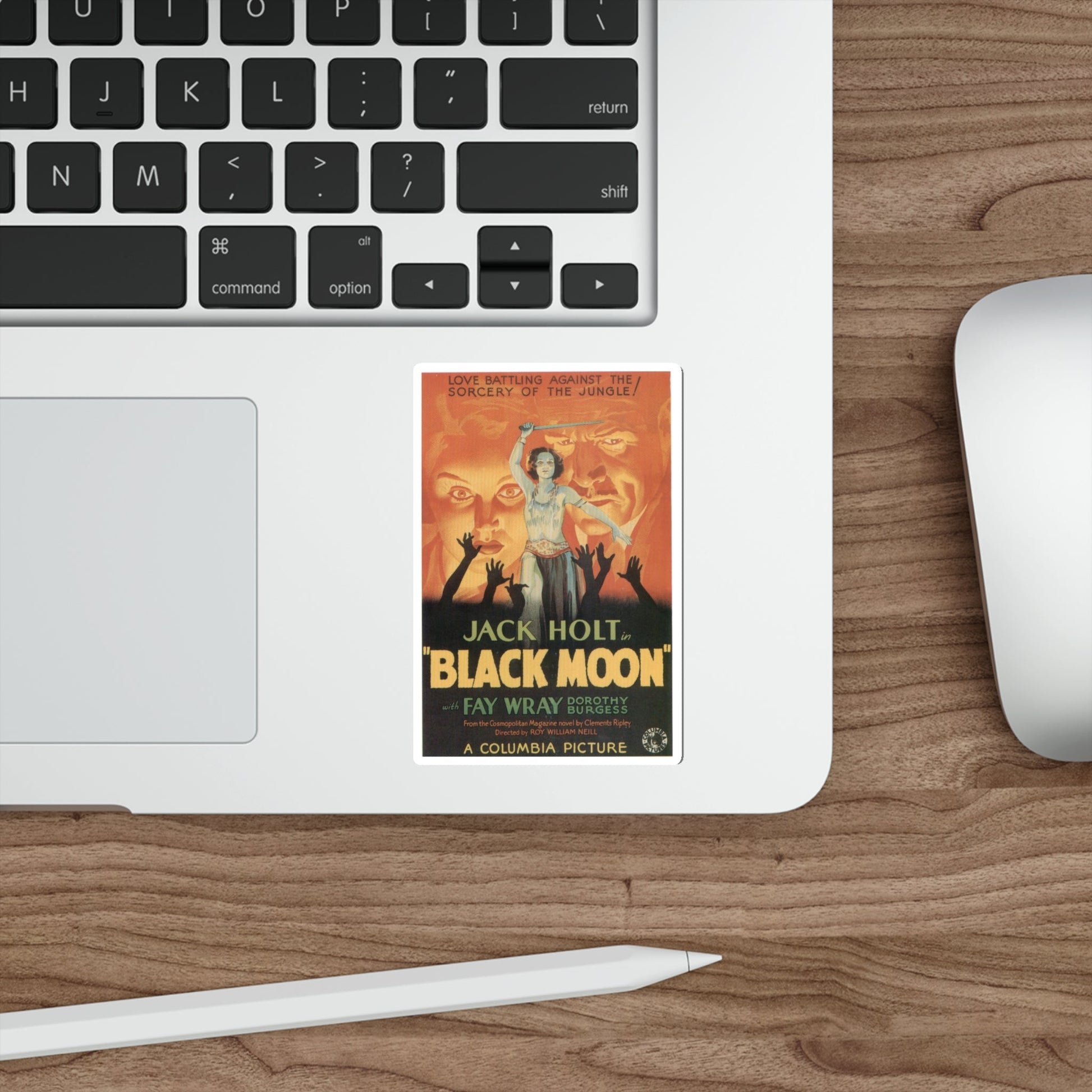 BLACK MOON 1934 Movie Poster STICKER Vinyl Die-Cut Decal-The Sticker Space