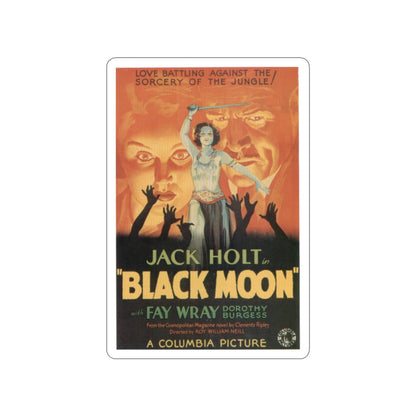 BLACK MOON 1934 Movie Poster STICKER Vinyl Die-Cut Decal-2 Inch-The Sticker Space