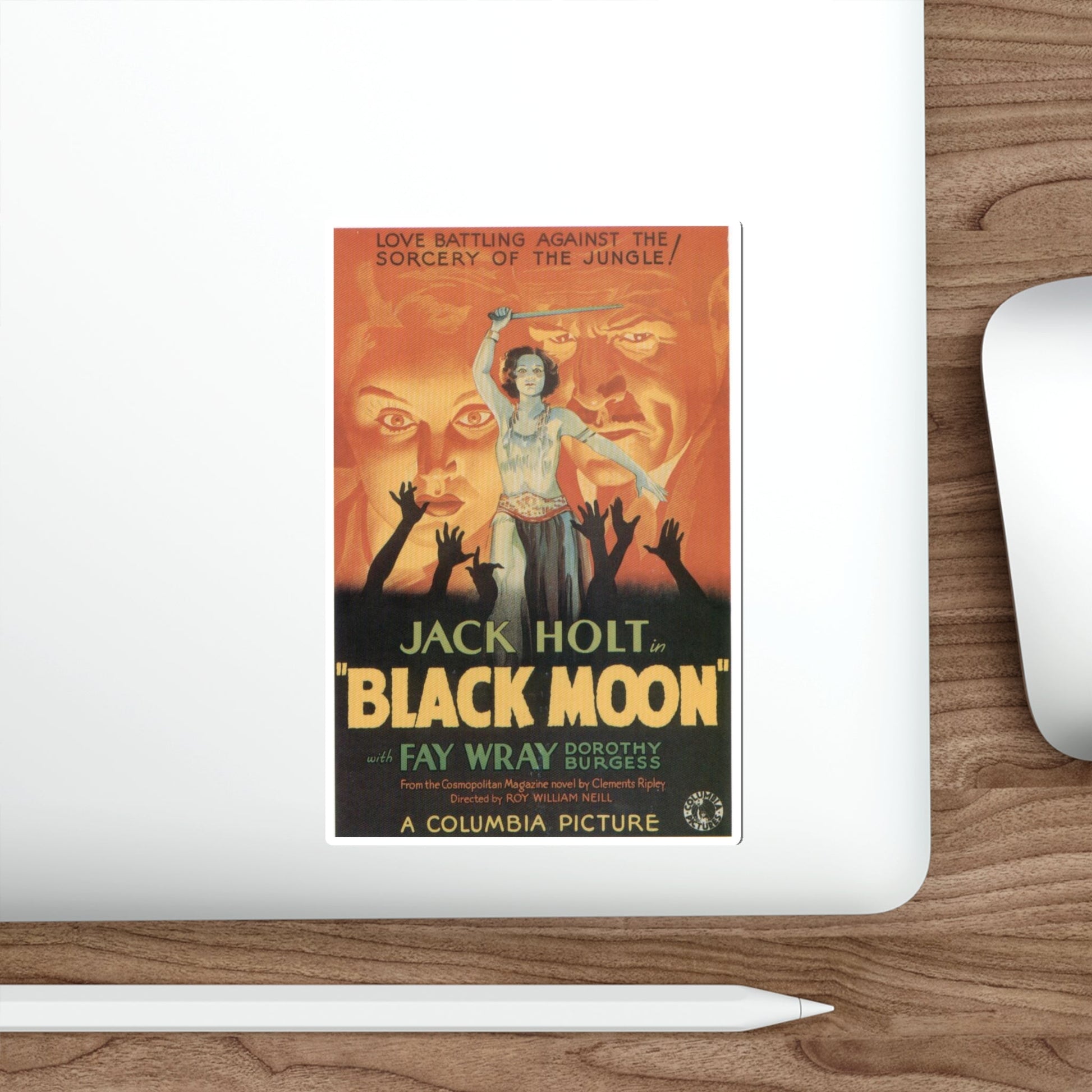 BLACK MOON 1934 Movie Poster STICKER Vinyl Die-Cut Decal-The Sticker Space