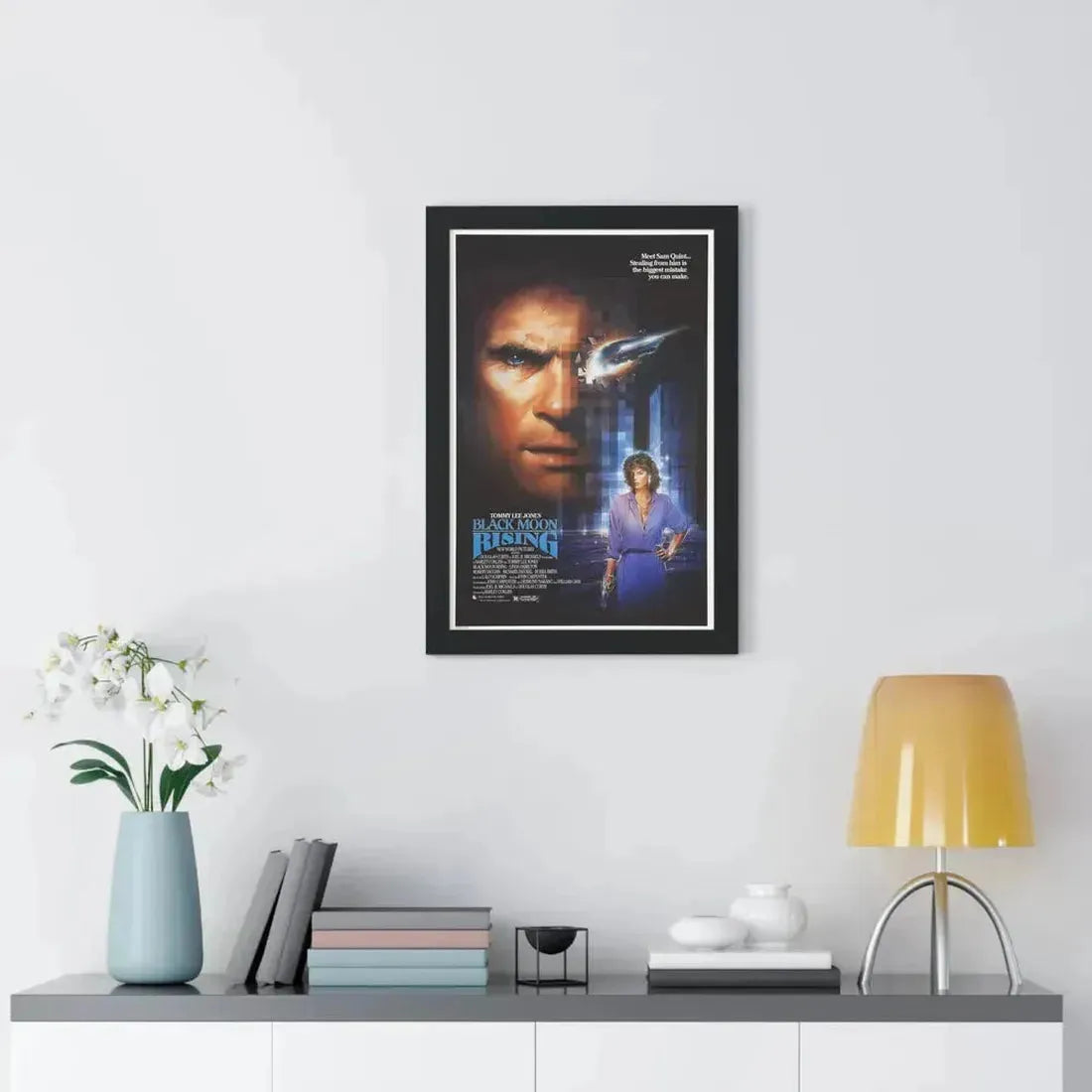 BLACK MOON RISING 1986 - Framed Movie Poster - The Sticker Space