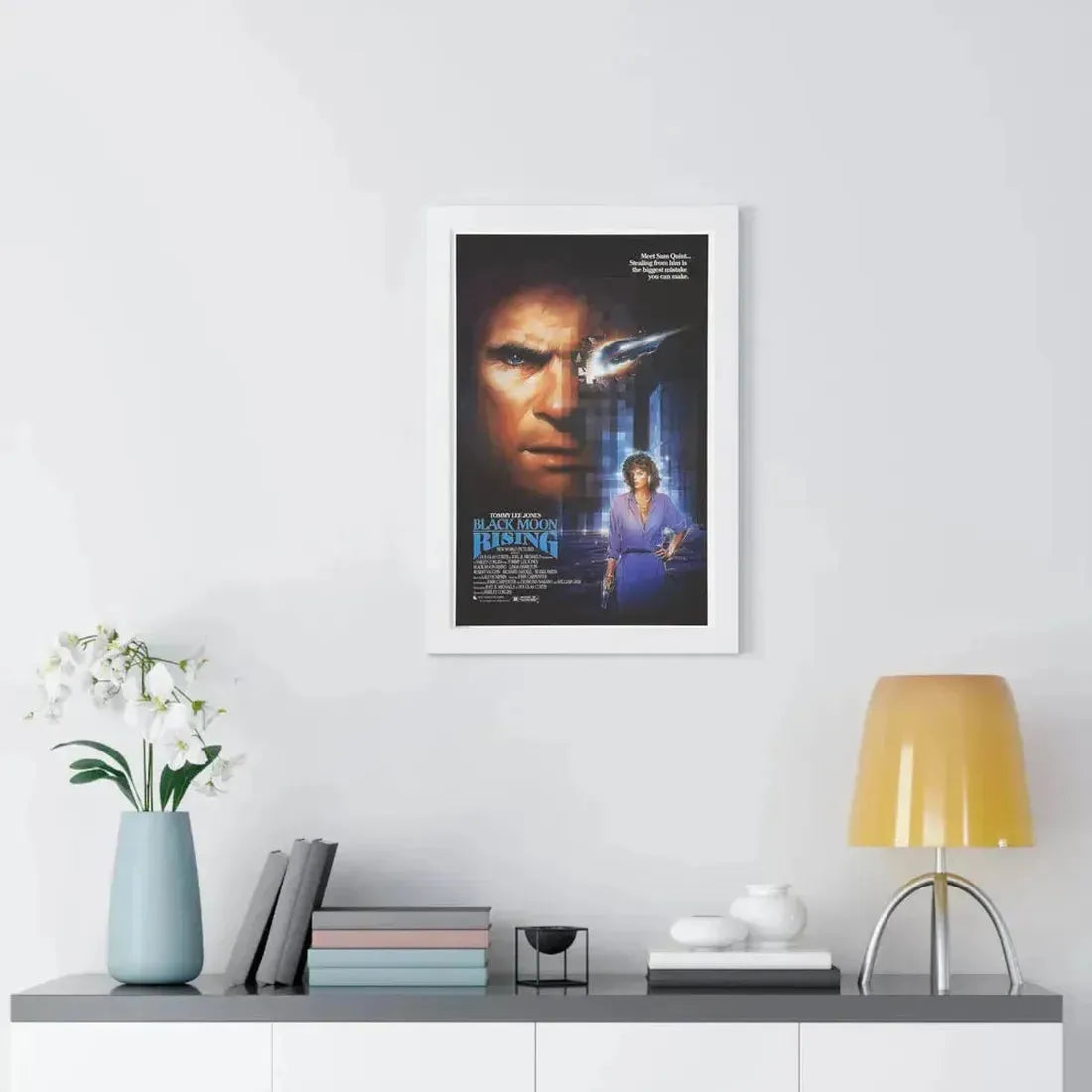 BLACK MOON RISING 1986 - Framed Movie Poster - The Sticker Space