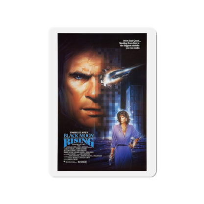 BLACK MOON RISING 1986 Movie Poster - Die-Cut Magnet-2" x 2"-The Sticker Space