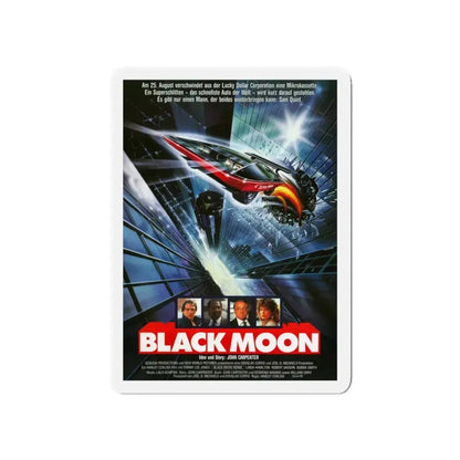 BLACK MOON RISING (GERMAN) 1986 Movie Poster - Refrigerator Magnet 5 Inch - The Sticker Space