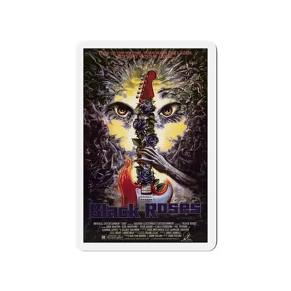 BLACK ROSES 1988 Movie Poster - Refrigerator Magnet 4 Inch - The Sticker Space