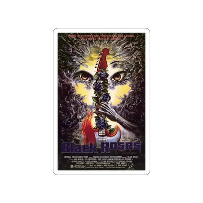 BLACK ROSES 1988 Movie Poster STICKER Vinyl Die-Cut Decal 6 Inch - The Sticker Space