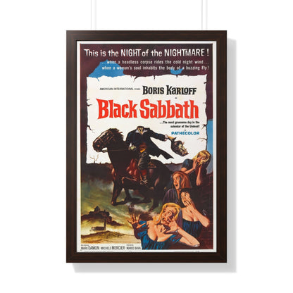 BLACK SABBATH 1963 - Framed Movie Poster-20" x 30"-The Sticker Space