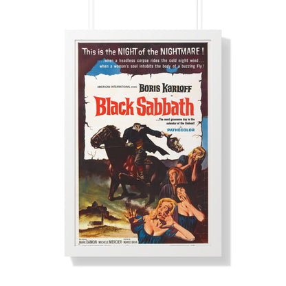 BLACK SABBATH 1963 - Framed Movie Poster-20" x 30"-The Sticker Space