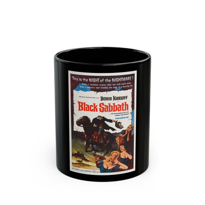 BLACK SABBATH 1963 Movie Poster - Black Coffee Mug-11oz-The Sticker Space