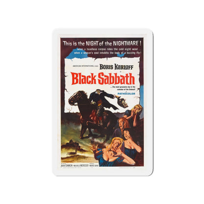 BLACK SABBATH 1963 Movie Poster - Die-Cut Magnet-4" x 4"-The Sticker Space