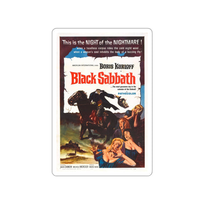 BLACK SABBATH 1963 Movie Poster STICKER Vinyl Die-Cut Decal-2 Inch-The Sticker Space