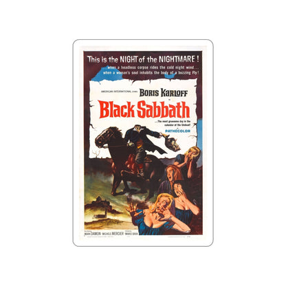 BLACK SABBATH 1963 Movie Poster STICKER Vinyl Die-Cut Decal-5 Inch-The Sticker Space