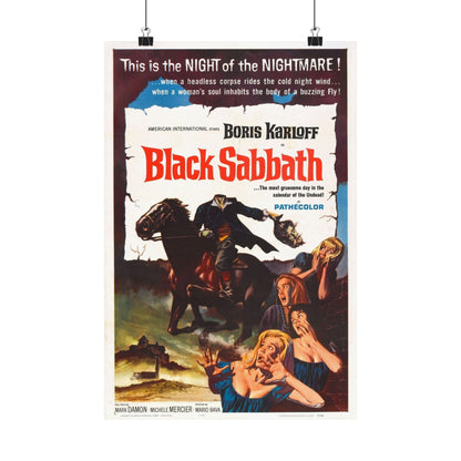 BLACK SABBATH 1963 - Paper Movie Poster-12″ x 18″-The Sticker Space