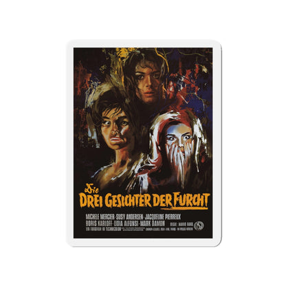 BLACK SABBATH (GERMAN) 1963 Movie Poster - Die-Cut Magnet-4" x 4"-The Sticker Space