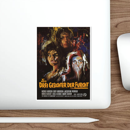 BLACK SABBATH (GERMAN) 1963 Movie Poster STICKER Vinyl Die-Cut Decal-The Sticker Space