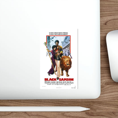 BLACK SAMSON 1974 Movie Poster STICKER Vinyl Die-Cut Decal-The Sticker Space