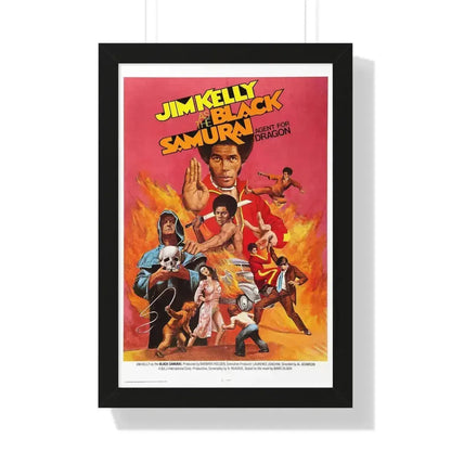 BLACK SAMURAI 1977 - Framed Movie Poster 16″ x 24″ Black - The Sticker Space