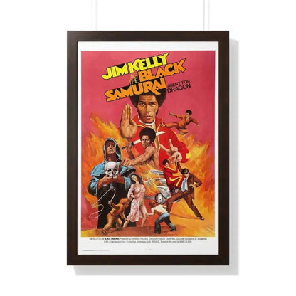BLACK SAMURAI 1977 - Framed Movie Poster - The Sticker Space