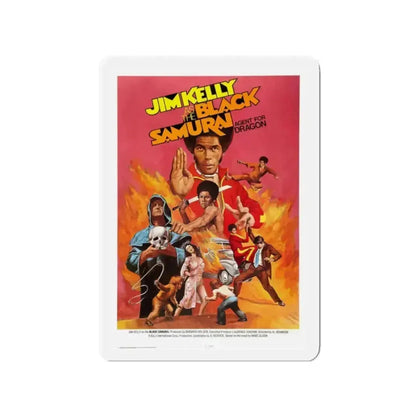 BLACK SAMURAI 1977 Movie Poster - Refrigerator Magnet - The Sticker Space