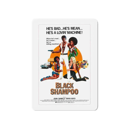 BLACK SHAMPOO 1976 Movie Poster - Refrigerator Magnet 5 Inch - The Sticker Space