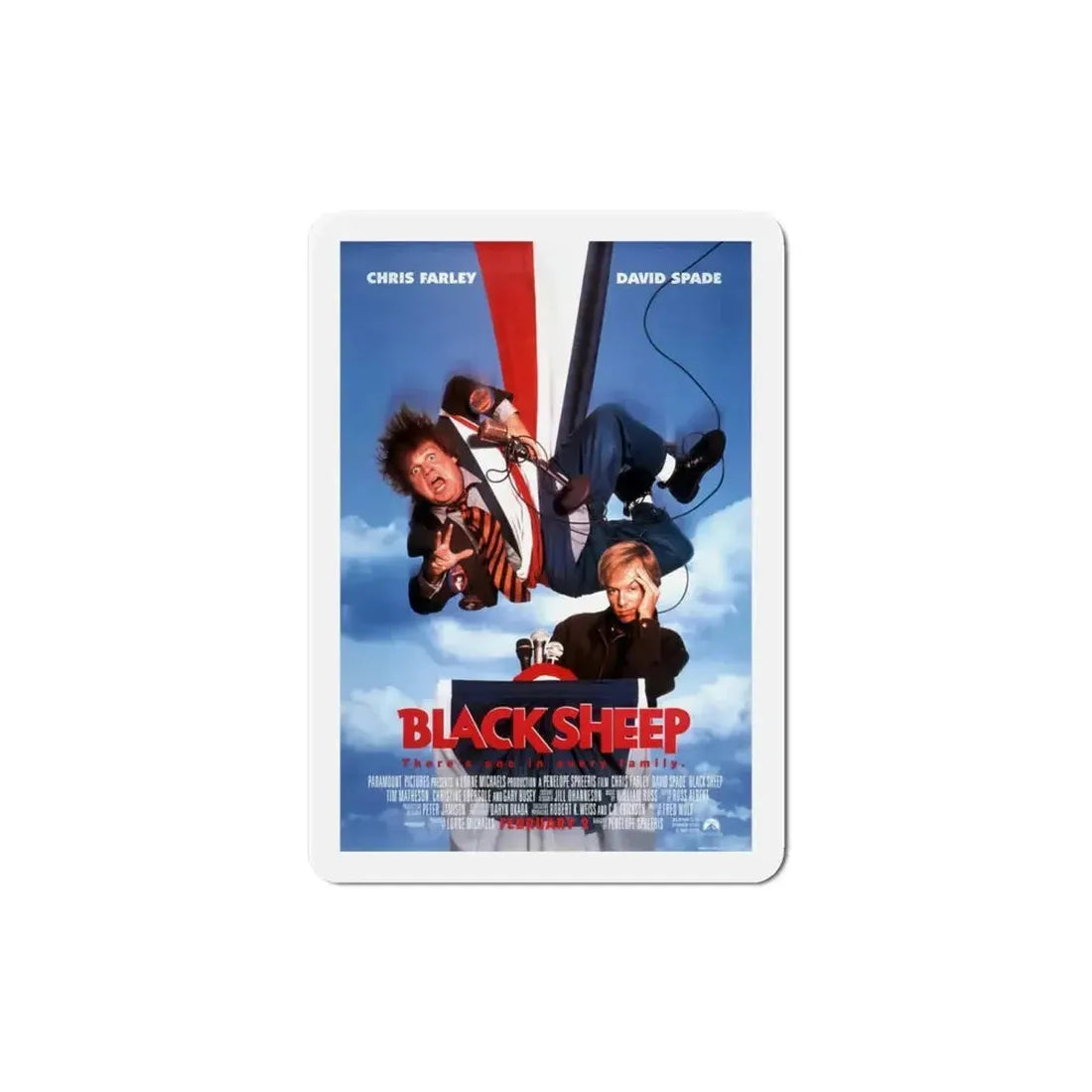 Black Sheep 1996 Movie Poster Refrigerator Magnet - The Sticker Space