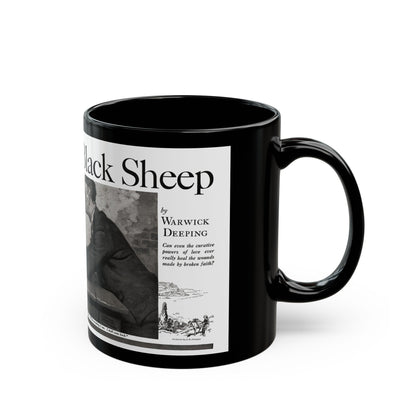 Black Sheep, Black Sheep (Pt. 3), Cosmopolitan, January 1933 - Black Coffee Mug-The Sticker Space