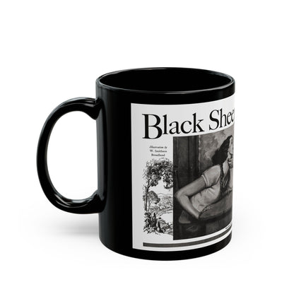 Black Sheep, Black Sheep (Pt. 3), Cosmopolitan, January 1933 - Black Coffee Mug-The Sticker Space