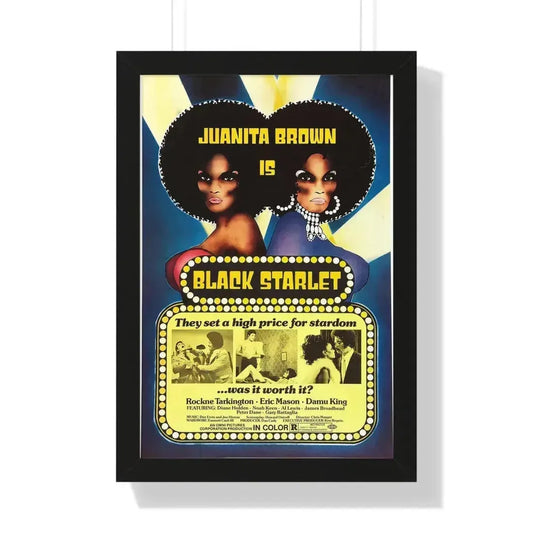 BLACK STARLET 1974 - Framed Movie Poster 16″ x 24″ Black - The Sticker Space